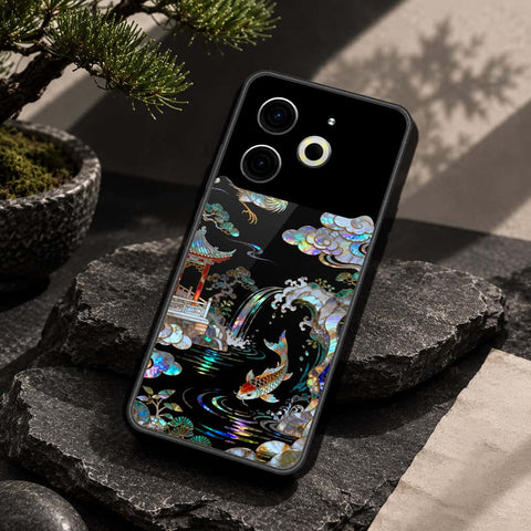 Tecno Pova 6 Pro Cover - Pearl Dynasty Series - HQ Ultra Shine Premium Infinity Glass Soft Silicon Borders Case
