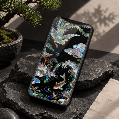 Oppo Find X Cover - Pearl Dynasty Series - HQ Ultra Shine Premium Infinity Glass Soft Silicon Borders Case
