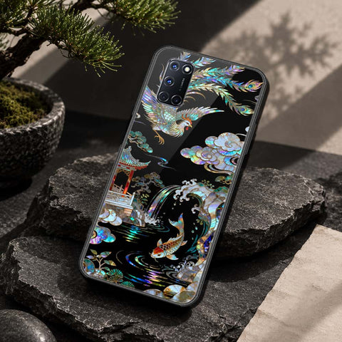 Oppo A52 Cover - Pearl Dynasty Series - HQ Ultra Shine Premium Infinity Glass Soft Silicon Borders Case