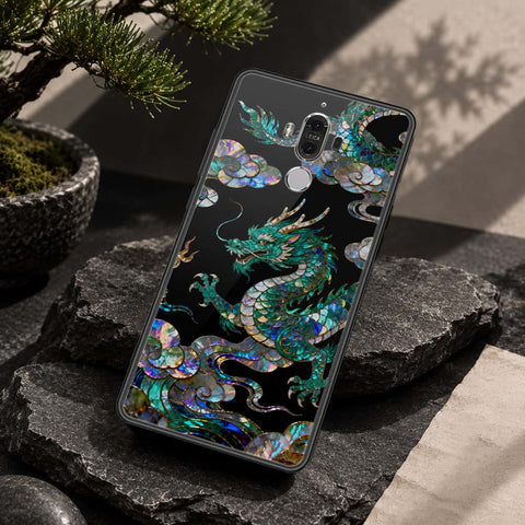 Huawei Mate 9 Cover - Pearl Dynasty Series - HQ Ultra Shine Premium Infinity Glass Soft Silicon Borders Case
