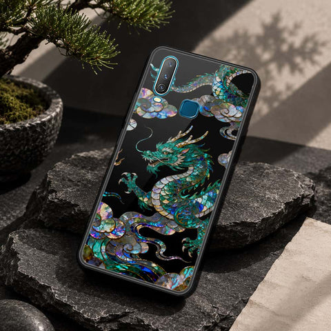 Vivo Y12 Cover - Pearl Dynasty Series - HQ Ultra Shine Premium Infinity Glass Soft Silicon Borders Case