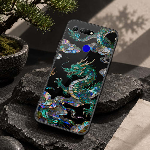 Huawei Honor View 20 Cover - Pearl Dynasty Series - HQ Ultra Shine Premium Infinity Glass Soft Silicon Borders Case