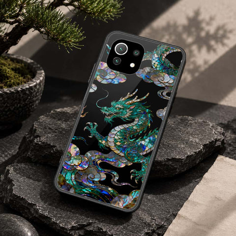 Xiaomi Mi 11 Lite Cover - Pearl Dynasty Series - HQ Ultra Shine Premium Infinity Glass Soft Silicon Borders Case