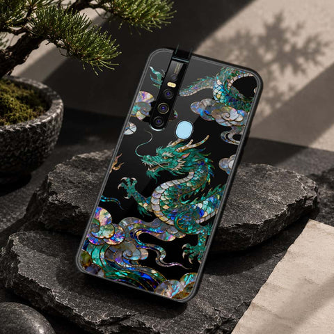 Tecno Camon 15 Pro Cover - Pearl Dynasty Series - HQ Ultra Shine Premium Infinity Glass Soft Silicon Borders Case