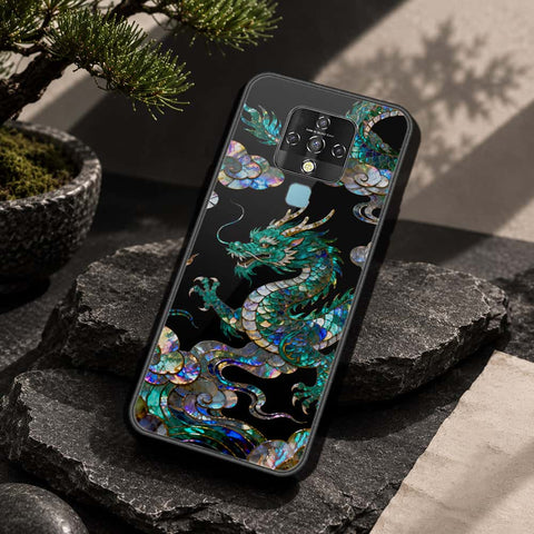 Tecno Camon 16 SE Cover - Pearl Dynasty Series - HQ Ultra Shine Premium Infinity Glass Soft Silicon Borders Case
