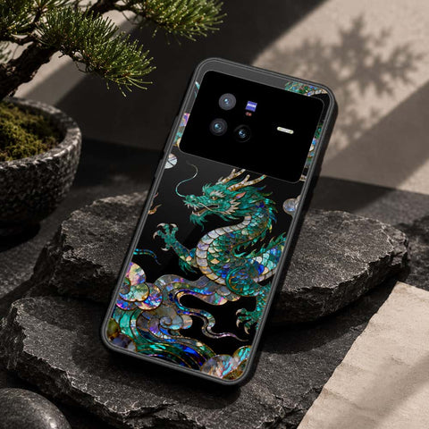 Vivo X80 Cover - Pearl Dynasty Series - HQ Ultra Shine Premium Infinity Glass Soft Silicon Borders Case