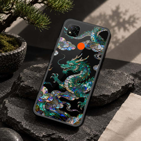 Xiaomi Redmi 9C Cover - Pearl Dynasty Series - HQ Ultra Shine Premium Infinity Glass Soft Silicon Borders Case