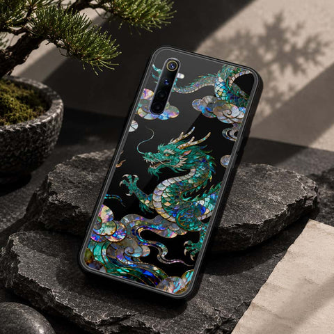 Realme 6 Cover - Pearl Dynasty Series - HQ Ultra Shine Premium Infinity Glass Soft Silicon Borders Case