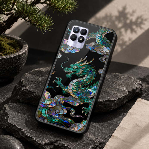 Realme 8i Cover - Pearl Dynasty Series - HQ Ultra Shine Premium Infinity Glass Soft Silicon Borders Case
