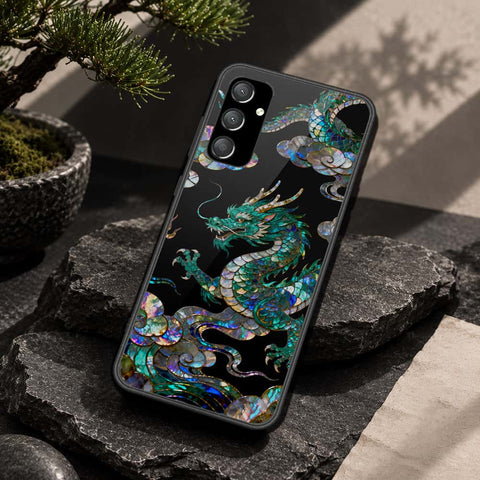 Samsung Galaxy A54 5G Cover - Pearl Dynasty Series - HQ Ultra Shine Premium Infinity Glass Soft Silicon Borders Case