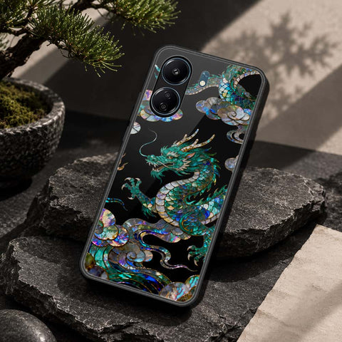 Xiaomi Poco C65 Cover - Pearl Dynasty Series - HQ Ultra Shine Premium Infinity Glass Soft Silicon Borders Case