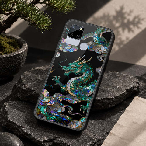 Realme C12 Cover - Pearl Dynasty Series - HQ Ultra Shine Premium Infinity Glass Soft Silicon Borders Case