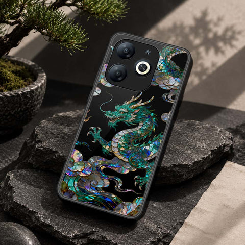 itel P55 4G Cover - Pearl Dynasty Series - HQ Ultra Shine Premium Infinity Glass Soft Silicon Borders Case
