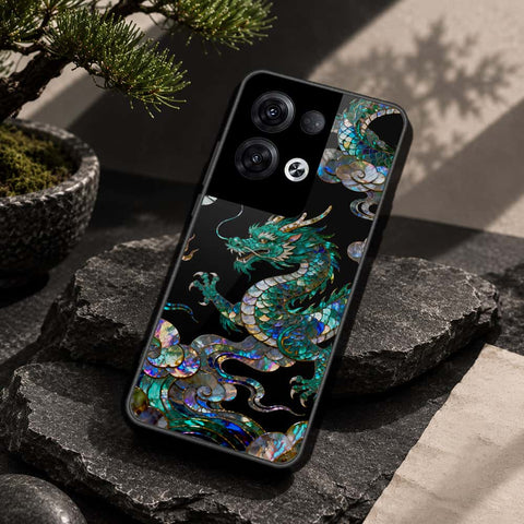 Oppo Reno 8 Pro Plus Cover - Pearl Dynasty Series - HQ Ultra Shine Premium Infinity Glass Soft Silicon Borders Case