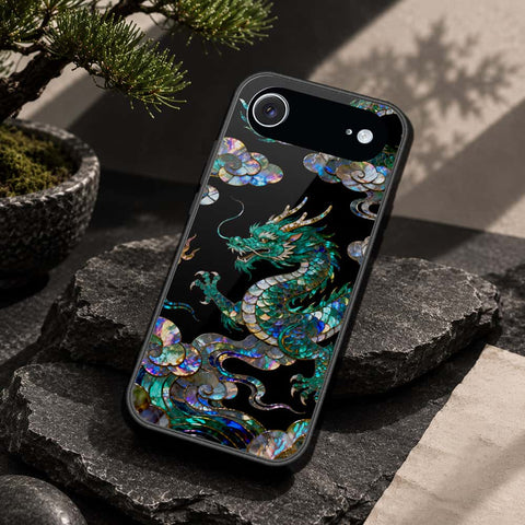 iPhone 18 Air - Pearl Dynasty Series - HQ Ultra Shine Premium Infinity Glass Soft Silicon Borders Case