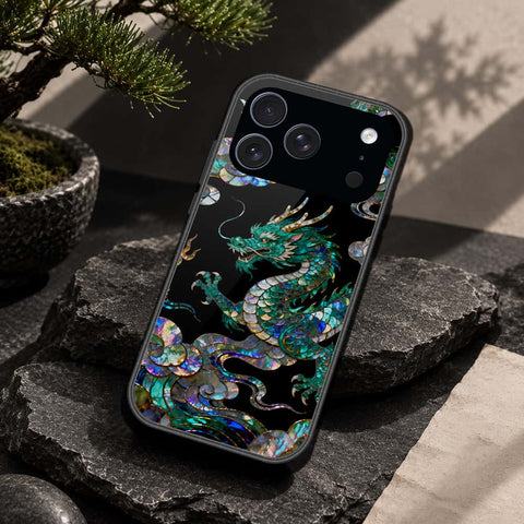 iPhone 17 Pro - Pearl Dynasty Series - HQ Ultra Shine Premium Infinity Glass Soft Silicon Borders Case