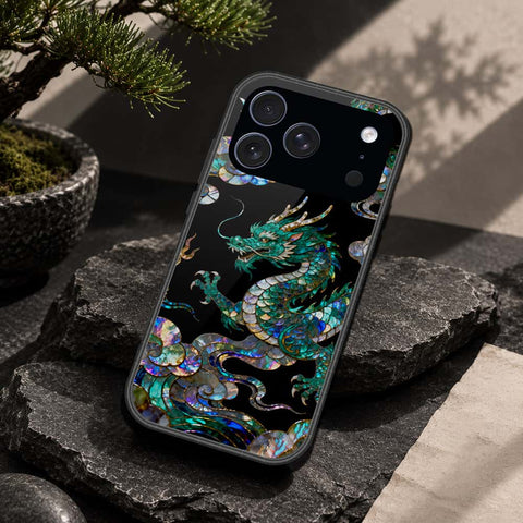 iPhone 18 Pro Max - Pearl Dynasty Series - HQ Ultra Shine Premium Infinity Glass Soft Silicon Borders Case