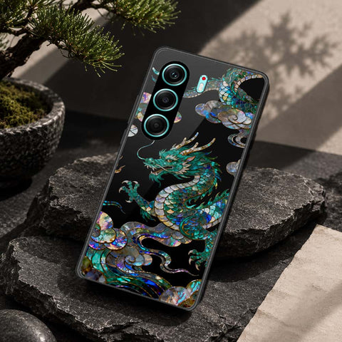 Tecno Camon 40 Pro 5G Cover - Pearl Dynasty Series - HQ Ultra Shine Premium Infinity Glass Soft Silicon Borders Case