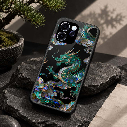 Oppo Reno 15F Cover - Pearl Dynasty Series - HQ Ultra Shine Premium Infinity Glass Soft Silicon Borders Case