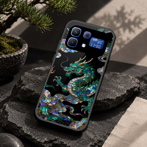 Infinix Note 60 Cover - Pearl Dynasty Series - HQ Ultra Shine Premium Infinity Glass Soft Silicon Borders Case