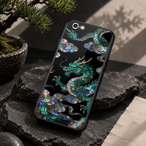 iPhone 6S / 6 Cover - Pearl Dynasty Series - HQ Ultra Shine Premium Infinity Glass Soft Silicon Borders Case