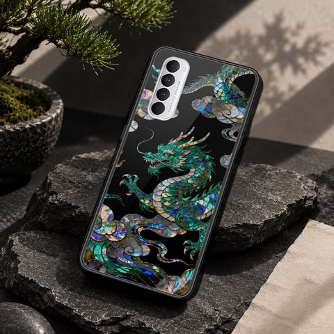 Oppo Reno 4 Pro Cover - Pearl Dynasty Series - HQ Ultra Shine Premium Infinity Glass Soft Silicon Borders Case