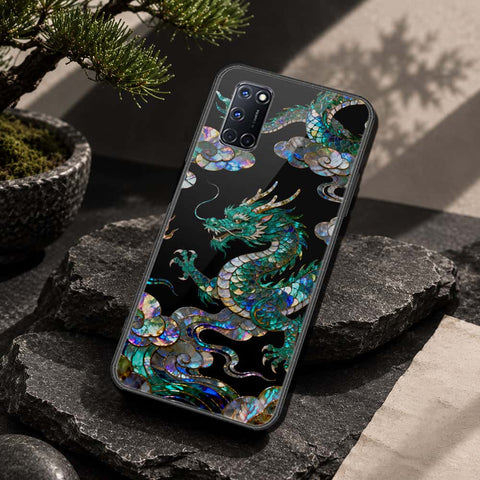Oppo A72 Cover - Pearl Dynasty Series - HQ Ultra Shine Premium Infinity Glass Soft Silicon Borders Case