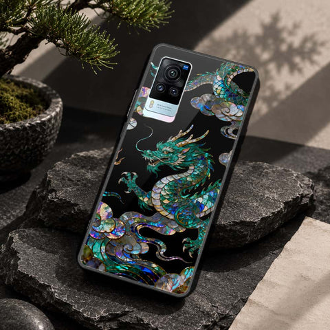 Vivo X60 Pro Cover - Pearl Dynasty Series - HQ Ultra Shine Premium Infinity Glass Soft Silicon Borders Case