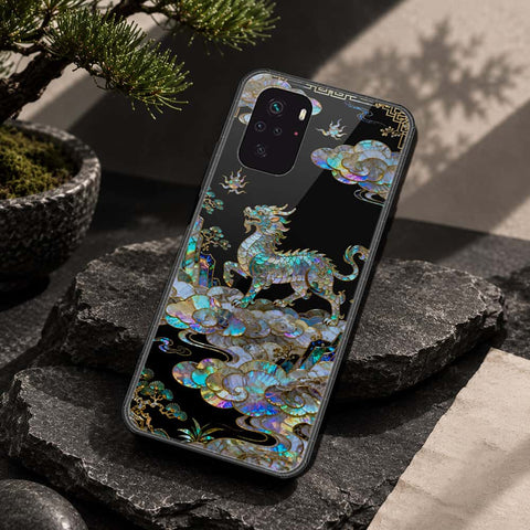 Xiaomi Redmi Note 10 4G Cover - Pearl Dynasty Series - HQ Ultra Shine Premium Infinity Glass Soft Silicon Borders Case
