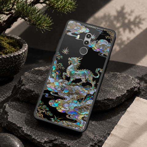 Huawei Mate 10 Pro Cover - Pearl Dynasty Series - HQ Ultra Shine Premium Infinity Glass Soft Silicon Borders Case
