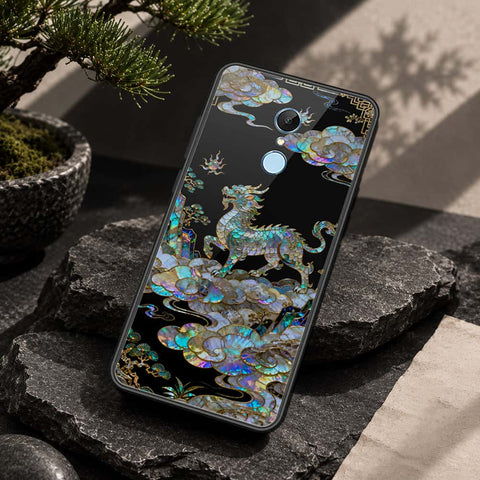 Xiaomi Redmi Note 5 / Redmi 5 Plus Cover - Pearl Dynasty Series - HQ Ultra Shine Premium Infinity Glass Soft Silicon Borders Case
