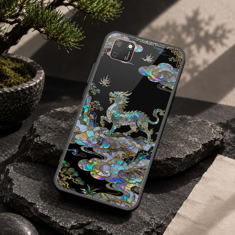 Honor 9S Cover - Pearl Dynasty Series - HQ Ultra Shine Premium Infinity Glass Soft Silicon Borders Case