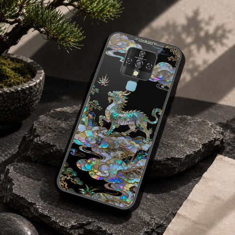 Tecno Camon 16 SE Cover - Pearl Dynasty Series - HQ Ultra Shine Premium Infinity Glass Soft Silicon Borders Case