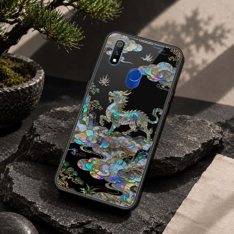 Realme 3 Pro Cover - Pearl Dynasty Series - HQ Ultra Shine Premium Infinity Glass Soft Silicon Borders Case