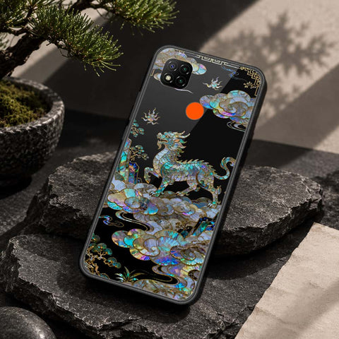 Xiaomi Redmi 9C Cover - Pearl Dynasty Series - HQ Ultra Shine Premium Infinity Glass Soft Silicon Borders Case