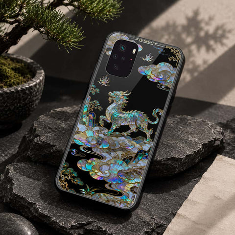 Xiaomi Redmi Note 10s Cover - Pearl Dynasty Series - HQ Ultra Shine Premium Infinity Glass Soft Silicon Borders Case