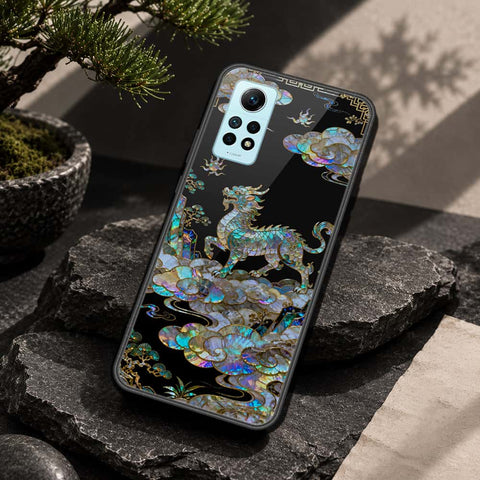Xiaomi Redmi Note 12 Pro 4G Cover - Pearl Dynasty Series - HQ Ultra Shine Premium Infinity Glass Soft Silicon Borders Case