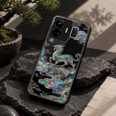 Realme GT Neo 5 Cover - Pearl Dynasty Series - HQ Ultra Shine Premium Infinity Glass Soft Silicon Borders Case