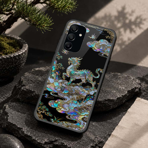 Samsung Galaxy A15 5GCover - Pearl Dynasty Series - HQ Ultra Shine Premium Infinity Glass Soft Silicon Borders Case