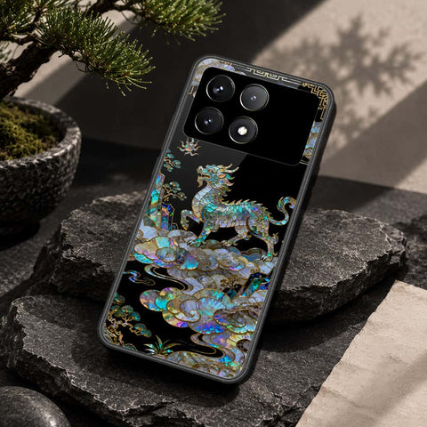 Xiaomi Poco F6 Pro Cover - Pearl Dynasty Series - HQ Ultra Shine Premium Infinity Glass Soft Silicon Borders Case