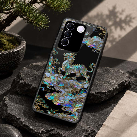 Vivo S16e Cover - Pearl Dynasty Series - HQ Ultra Shine Premium Infinity Glass Soft Silicon Borders Case