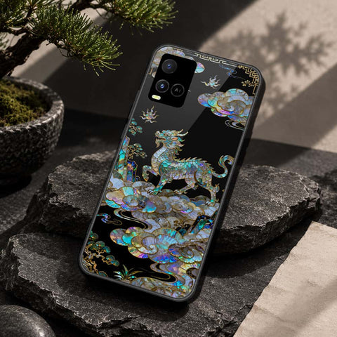 Vivo Y32 Cover - Pearl Dynasty Series - HQ Ultra Shine Premium Infinity Glass Soft Silicon Borders Case