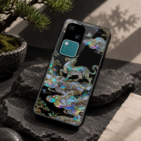 Vivo S18 Cover - Pearl Dynasty Series - HQ Ultra Shine Premium Infinity Glass Soft Silicon Borders Case