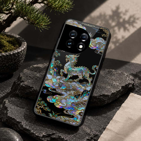 OnePlus Ace 2 Pro Cover - Pearl Dynasty Series - HQ Ultra Shine Premium Infinity Glass Soft Silicon Borders Case