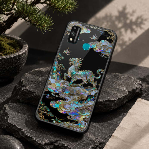 Huawei Honor 9 Lite - Pearl Dynasty Series - HQ Ultra Shine Premium Infinity Glass Soft Silicon Borders Case