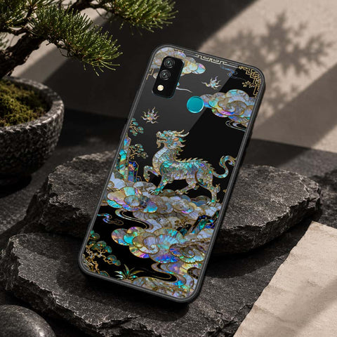 Huawei Y8s Cover - Pearl Dynasty Series - HQ Ultra Shine Premium Infinity Glass Soft Silicon Borders Case