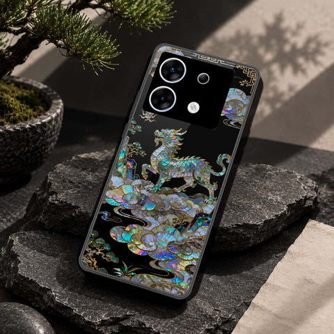 Infinix Zero 30 5G Cover - Pearl Dynasty Series - HQ Ultra Shine Premium Infinity Glass Soft Silicon Borders Case