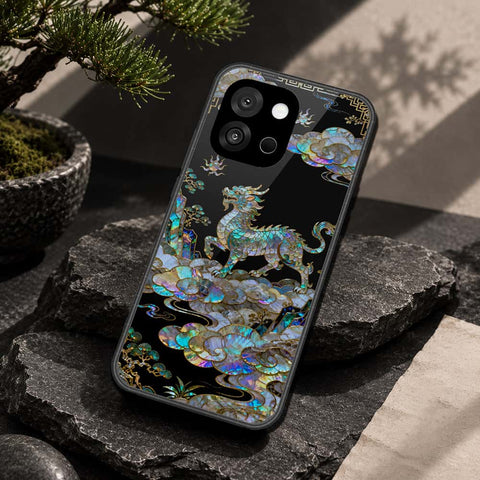 OnePlus 13s Cover - Pearl Dynasty Series - HQ Ultra Shine Premium Infinity Glass Soft Silicon Borders Case