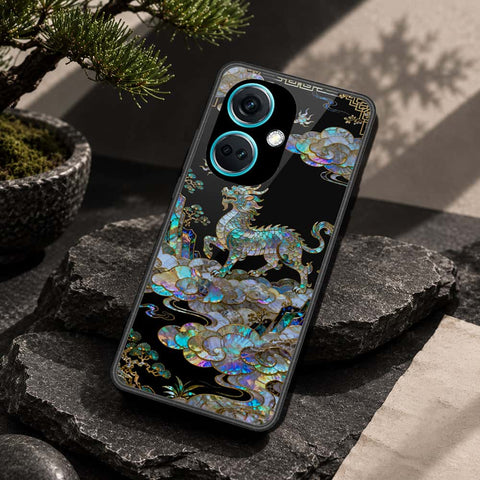 Oppo K11 Cover - Pearl Dynasty Series - HQ Ultra Shine Premium Infinity Glass Soft Silicon Borders Case