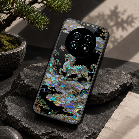 Realme 13 Pro Plus Cover - Pearl Dynasty Series - HQ Ultra Shine Premium Infinity Glass Soft Silicon Borders Case